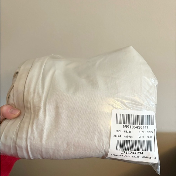 J Crew men’s Straight-fit flex chino pant tan size 32x34 new - Picture 7 of 7